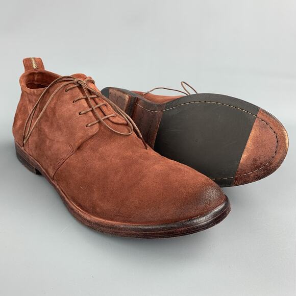 SARTORI GOLD Size 11 Brick Antique Lace Up Boots - Picture 3 of 10